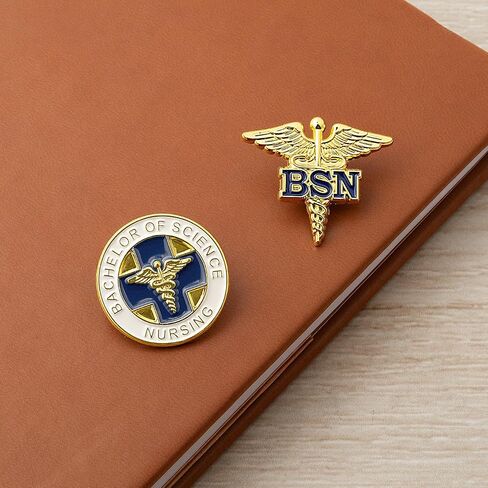 Bachelor of Science in Nursing "BSN" Lapel Pin Set in Kuwait