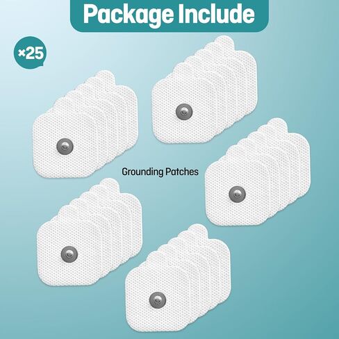 Grounding Patches 25 Pack,Reusable Adhesive Grounding Pad, Grounding Slice for Any Body Part, Earth Connected Grounding Therapy Grounding Products (Grounding Patches(25 Pcs)) in Saudi Arabia