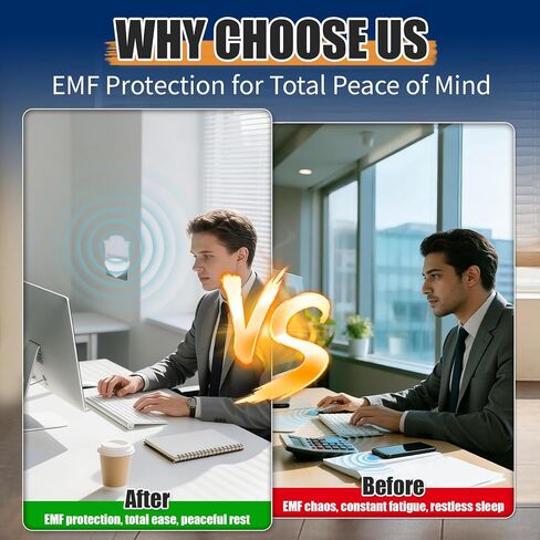 Whole Home EMF Protection Shield,2000 Sq.Ft Coverage,110V-220V,Compact for Home Office in Saudi Arabia