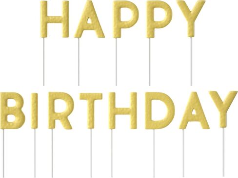 Party Solids Glittered Happy Birthday Candles for Cake Candles Birthday Cake Decorations - Colorful Happy Birthday Candle Birthday Toothpicks for Birthday Cake Décor & Party Candles in Saudi Arabia