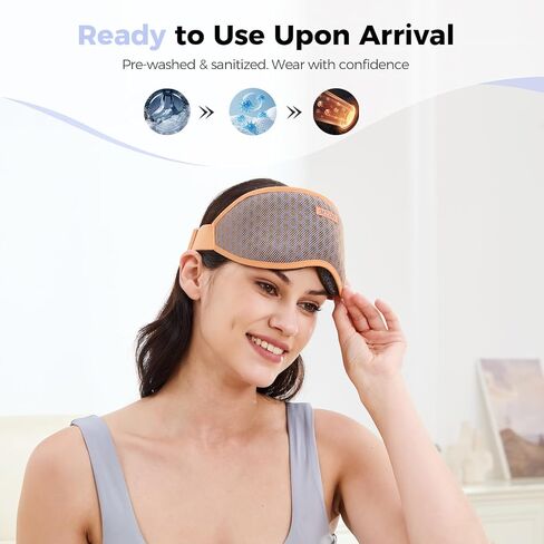 MZOO Pro Breathable Sleep Mask - Complete Blackout Sleeping Eye Mask for Side Sleeper, 3D Zero Pressure & Eyelash Friendly Night Blindfold Eye Covers, Travel Essentials & Birthday Gifts for Women Men in Saudi Arabia