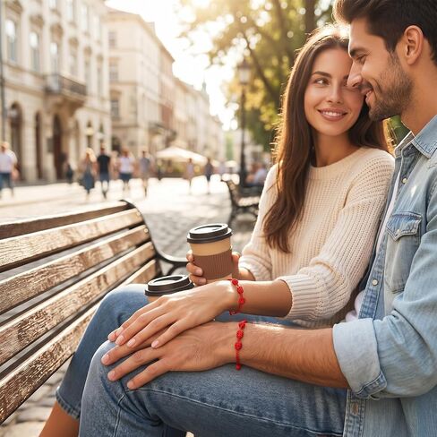 8 قطع من أساور الحبل الأحمر Pulsera Roja القابلة للتعديل 7 عقدة، تمائم سلسلة من النايلون المضفر من أجل الحظ الجيد (1.38-3.94 بوصة) in Kuwait