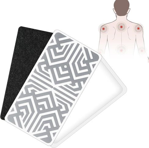 Reusable Pain Patch, for Sore Muscle Relief - Pain Relief Patches for Back, Foot, Knee, Neck & More, Easy Adhesive Application, Fast Acting - Includes 1 Patch, 3 Adhesives&1 Carry Case - 3pcs in Saudi Arabia