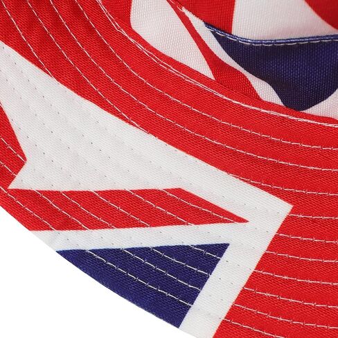 UK British Union Jack Flag Cowboy Cowgirl Hat Vintage Western Cowboy Roll Up Fedora Summer Sun Hat for Women Men in Kuwait