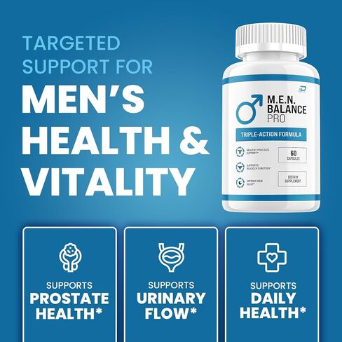 M.E.N Balance Pro Supplement – M.E.N Balance Pro Capsule Advanced Formula Supplements Health Reviews (1 Pack - 60 Capsules) in Saudi Arabia