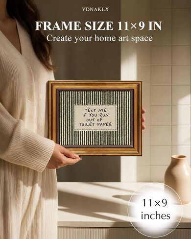 Gold Framed Wall Art, Funny Bathroom Canvas Prints, Text Me If You Run Out Of Toilet Paper Picture Wall Decor, Striped Humorous Decor for Bathroom Toilet Restroom 9x11 inch in Kuwait