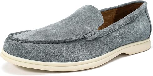 Allthemen Mens Genuine Suede Loafers Dress Shoes Slip On Casual Comfortable Penny Loafers for Men in Saudi Arabia