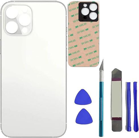 13 Pro Max Rear Back Glass Replacement for iPhone 13 Pro Max Back Glass Panel Replacement with Pre-Installed Adhesive + Reparing Toolkit (Blue) in Saudi Arabia