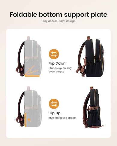 LOVEVOOK Laptop Backpack for Women, 15.6 Inch Travel Backpack with Giant Tumbler Holder Pocket, Multi-Pocket College School Bookbag Purse, Water-Resistant Work Daypack for Teacher Nurse in Kuwait