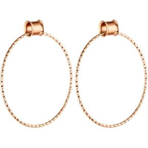 Aienid Large Hoop Ear Gauges Stainless Steel Double Flared Tunnels Plugs for Women 6mm-20mm Body Piercing Jewelry in Saudi Arabia