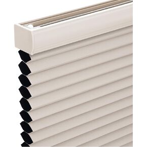 Changshade Cordless Cellular Shades, Blackout Honeycomb Shades for Windows, Pull Down Pleated Blinds, Easy to Install for Indoor Windows and French Doors,32" W x 64" H, Beige in Saudi Arabia