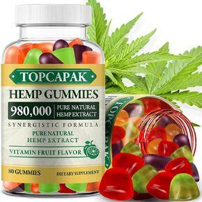 Hemp Gummies High Potency for Pain, Sleep, Anxiety - Advanced Extra Strength Supplement with Pure Hemp Oil Extract - Best Hеmp Gummy for Adults in Saudi Arabia