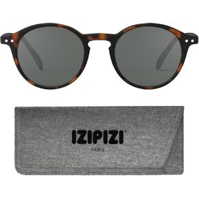 IZIPIZI SUN #D Sunglasses Men & Women Square Biobased Frame, Anti-Scratch Grey Lenses, 100% UV Category 3 Protection w/Pouch in Saudi Arabia