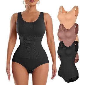Women's Shapewear Bodysuit Tummy Control Hook Closure 3 Pack in Saudi Arabia