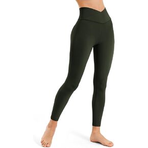 Workout Crossover Leggings for Women,V-cross Athletic Pants High Waist Gym Leggings for Pialtes,Yoga,Athleisure in Saudi Arabia