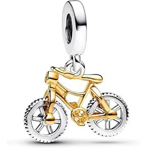Charms Beads 925 Sterling Silver Gold Leaf Travel Friend Love Family Dangle Pendant with 5A Cubic fits for Charms Bracelets for Woman Valentine's Day Mother's Day Christmas Birthday Gift in Saudi Arabia