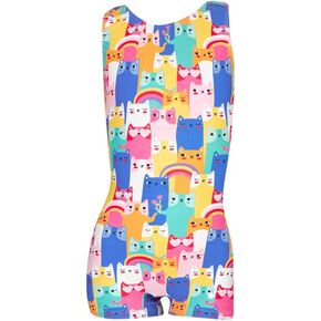 Destira Catlandia Unitard For Gilrs, Animal Biketard, Toddler 18-24 Months in Saudi Arabia