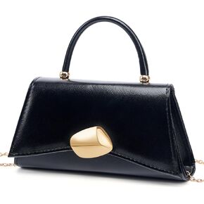 Gurina Designer Evening Handbag with Handle, PU Leather Clutch Purse for Women with Magnetic Buckle, Elegant Party Bag in Saudi Arabia