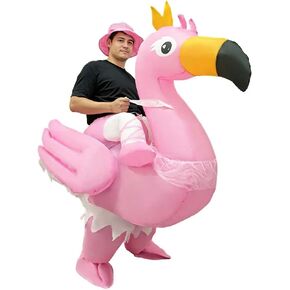 Inflatable Flamingo Costume, a fun adult costume—the perfect choice for parties, gatherings, holiday celebrations, and costume parties in Saudi Arabia