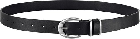 XZQTIVE Women's Leather Belts for Jeans Pants Dresses, Fashion Black Brown Gold Silver Buckle Design in Saudi Arabia