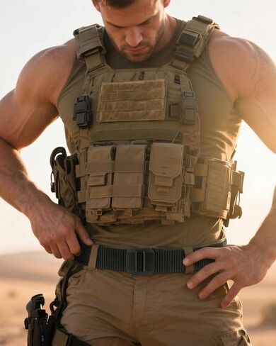 EZL Ratchet Tactical Belt Men Women, 1.5" Nylon Web Work Belt with Automatic Slide Buckle, Adjustable Trim to Fit in Saudi Arabia