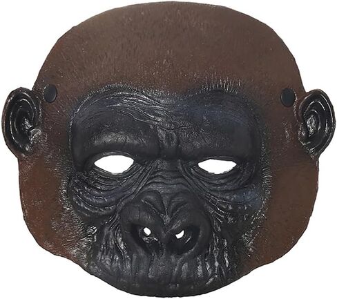 1Pcs Realistic Monkey Mask Funny Gorilla Mask Costume Dress Accessories for Easter Halloween Christmas Party Masquerade Show Cosplay in Kuwait