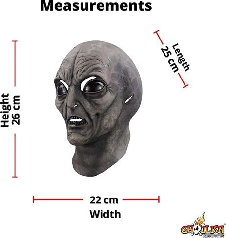 Ghoulish Productions Evil Invader 51 Halloween Latex Mask in Kuwait
