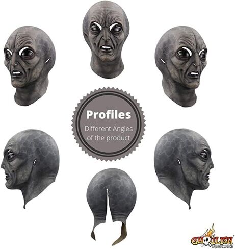 Ghoulish Productions Evil Invader 51 Halloween Latex Mask in Kuwait