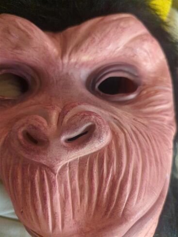 Monkey Mask Animal Gorilla Black Chimp Headwear Novelty Halloween Costumes Orangutan Full Head Masks Adult Teens Creepy Cosplay Costume Party Props in Saudi Arabia
