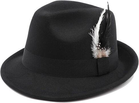 Kids Fedora Hat Classic Dress Hat for Girls Boy Fedora Hats for Kid Felt Cap in Saudi Arabia