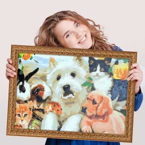 15x15 Ornate Vintage Gold Picture Frame - Single Frame, 15 x 15 Classic Poster Frame for Art Prints & Gallery Walls in Kuwait
