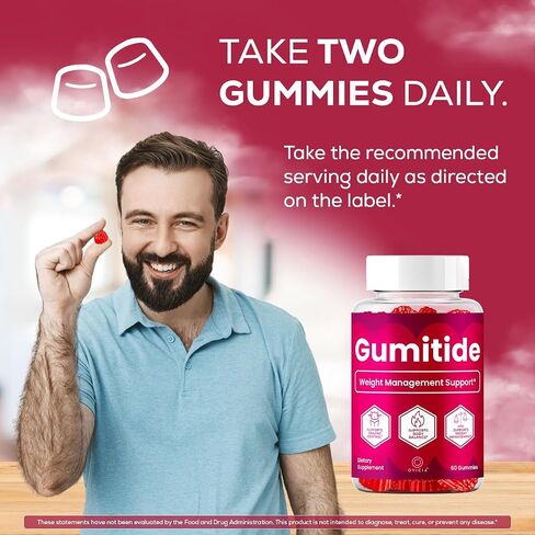 Gumitide Gummies - Gumi Tide Support Advanced Formula Gummy Maximum Strength, Daily GumitideGummies Premium All Natural Ingredients Overall Health & Wellness Reviews, 60 Gummies for 1 Month in Saudi Arabia