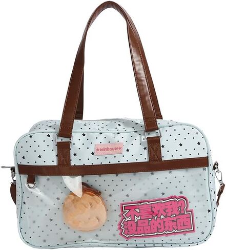 Kawaii Pink Ita Bag Crossbody Y2K Purse Cute Star Print Small Tote Bag Japanese Handbags for Women Shoulder Bag in Saudi Arabia