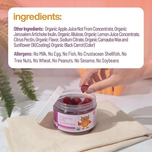 Organic Zinc Gummies by Dr. Ana Maria Temple | Supports Healthy Immune Function & Skin Health | USDA Certified Organic | Gentle, Highly Absorbable Zinc Citrate Form | 60 Gummies in Saudi Arabia