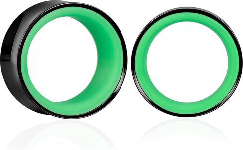 2Pcs Ear Gauges Hollow 316L Stainless Steel Double Flared Ear Plugs Tunnels Stretcher Body Piercing Earring Jewelry for Women Men 0G(8mm)-3/4"(19mm) in Kuwait
