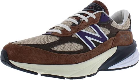 حذاء رجالي نيو بالانس 990V6 مقاس 9، اللون: بني/بلوط غني/بني in Kuwait