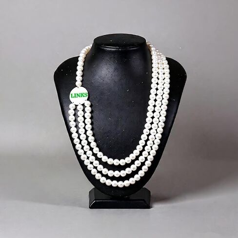 Choker Statement Layers Imitation Pearl Strand Social 1946 Group Green Letter The Links Incorporated Necklaces Jewelry Sorority Graduation Gift in Saudi Arabia