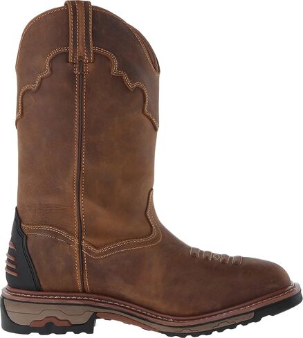 Dan Post Boots Mens Blayde 11 Inch Waterproof Soft Toe Work Safety Shoes Casual - Brown - Size 13 D in Kuwait