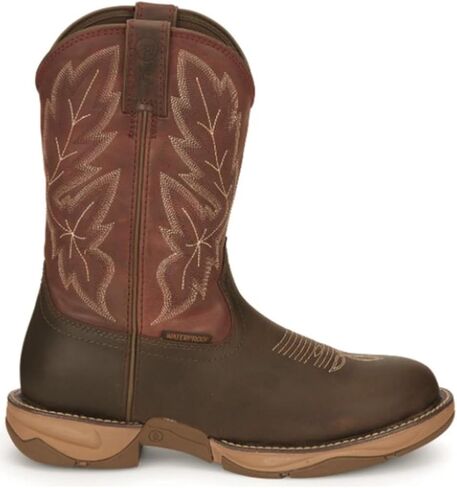 Tony Lama Men's Mankato Waterproof Western Boot Round Toe Brown 13 D in Kuwait