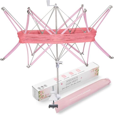 Yarn Winder, Yarn Ball Winder, Easy-to-Install Yarn Cake Winder Efficiently Make Neat 3.5 oz Yarn Cake, Sturdy ABS Yarn Winder for Crocheting with Lower Noise,The Helper for Knitting Enthusiast in Kuwait