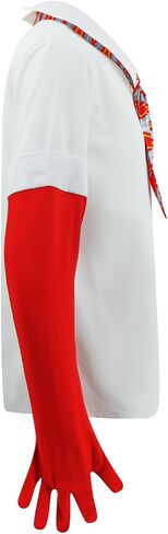 Anger Costume Inside Cosplay Out Shirt For Adult Emotions Halloween Anxiety Costume Top With Tie Gloves Funny Dress in Saudi Arabia