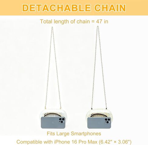 Acrylic Clutch Purses for Women, Crossbody Shoulder Bag with Chain, Evening Handbag for Wedding, Party in Kuwait