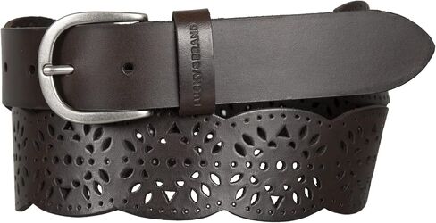Lucky Brand Women's Embroidered Leather Belt | Stylish | Classic | Western-Inspired | American Heritage | Jean | Pant in Saudi Arabia