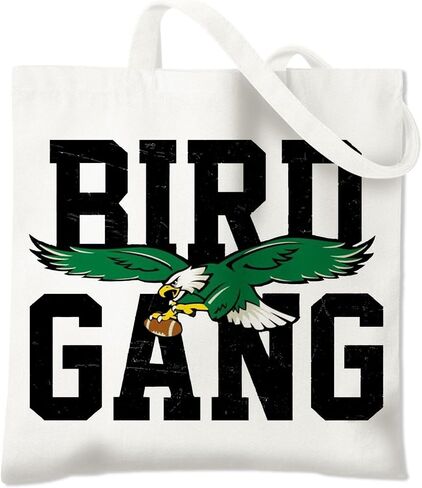 حقيبة حمل هدايا كرة القدم من BIDODABADIl - حقيبة حمل قماشية من Go Bird Gifts، هدية لمحبي الرياضة، 14.9 × 14.5 بوصة in Kuwait
