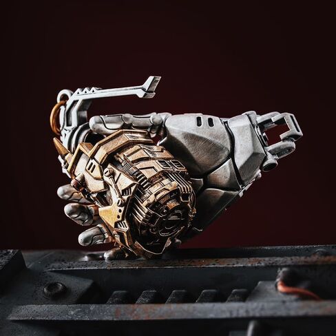 COPPERTIST.WU Cyber Frag Pendant for Men Women – Mechanical Grenade Capsule Pendant, Cyberpunk EDC Fidget Jewelry in Kuwait