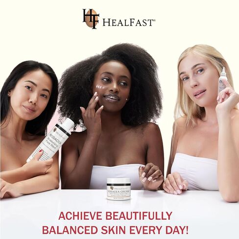HealFast Rosacea Set - Includes Rosacea Cream, Face Wash, and Serum in Saudi Arabia