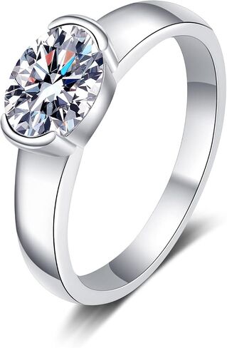 Striking 14K Gold Diamond Statement Ring for Women, Bold 1.5 Carat VVS1 D-Color Oval Cut Design, Showcasing Modern and Captivating Elegance in Kuwait