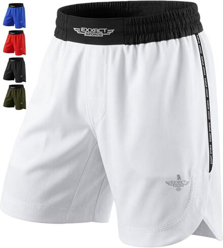شورت MMA رياضي Exxact Sports، شورت No Gi BJJ للرجال للملاكمة، UFC، الكيك بوكسينغ، التصارع، جيو جيتسو والتدريب المتقاطع in Kuwait