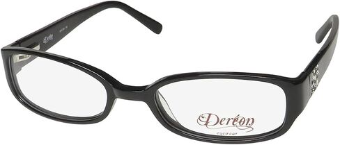 Dereon Doc264 Eyeglass Frame/Glasses Trendy Narrow Lenses Shape Authentic Womens in Kuwait