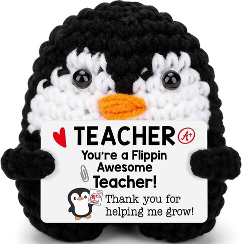 Belatelove Birthday Gifts for Bonus Dad from Daughter Son, Handmade Crochet Mini Penguin Father's Day for Father Daddy Dad, Funny I Love You Gift for Dads Small Easter Decor in Saudi Arabia